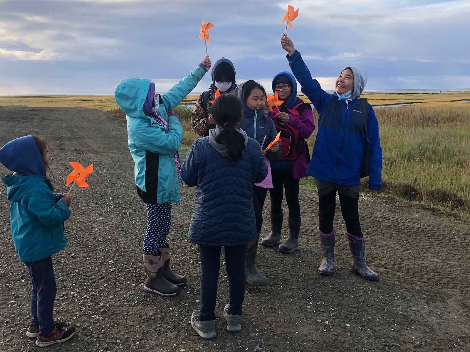 Yupik Students Hooper bay
